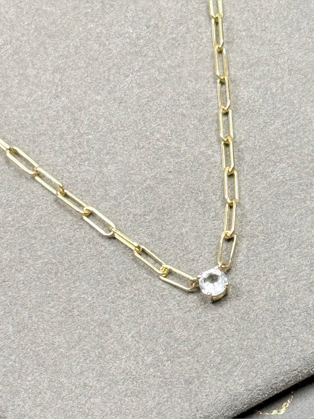 Kendra Scott Virginia 18k Gold Vermeil Necklace w/ White Topaz